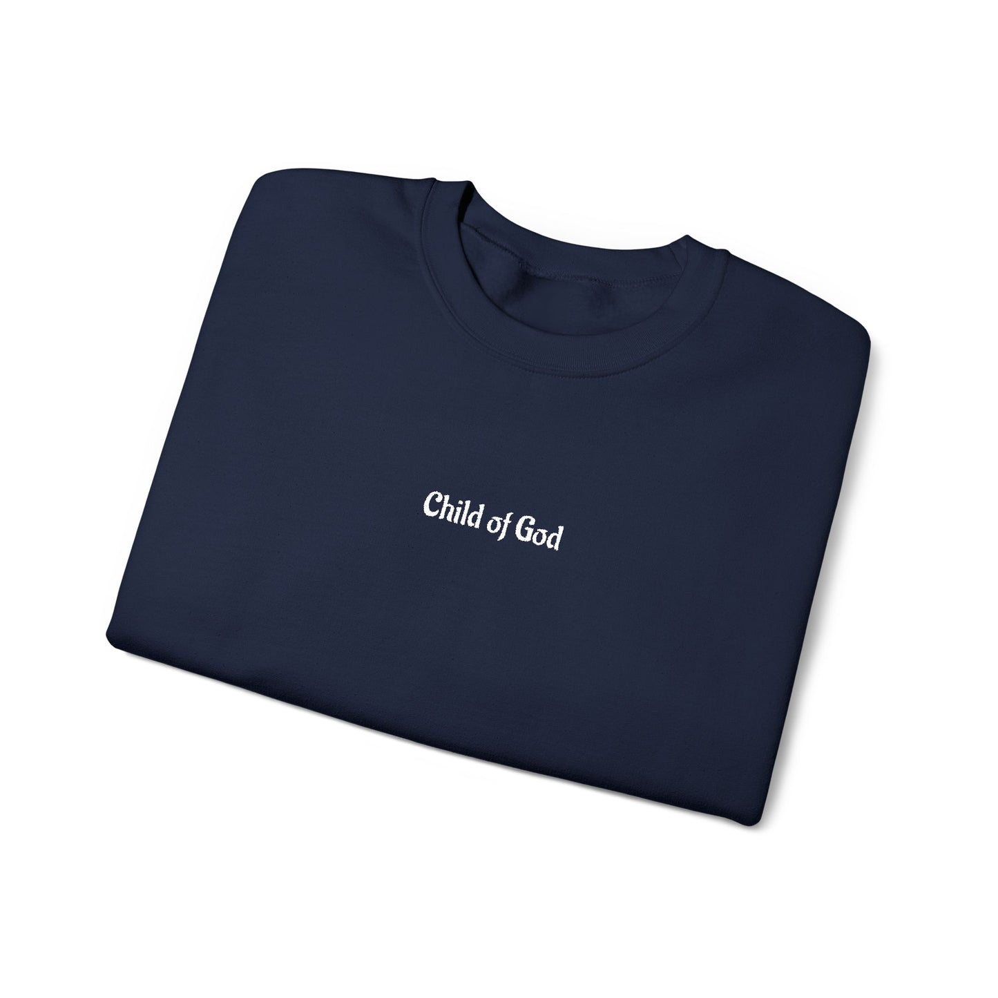 Faith-Inspired Embroidered Unisex Crewneck Sweatshirt- WWG