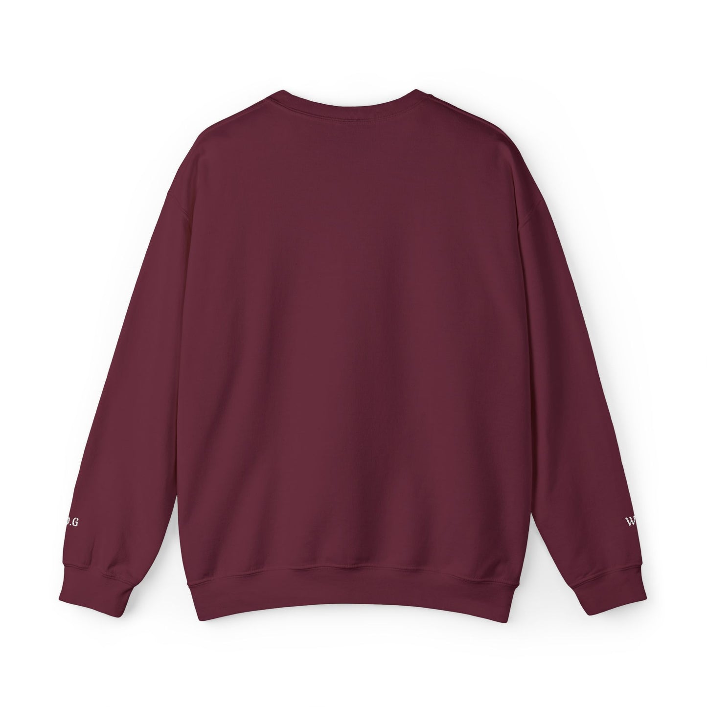 Faith-Inspired Embroidered Unisex Crewneck Sweatshirt- WWG