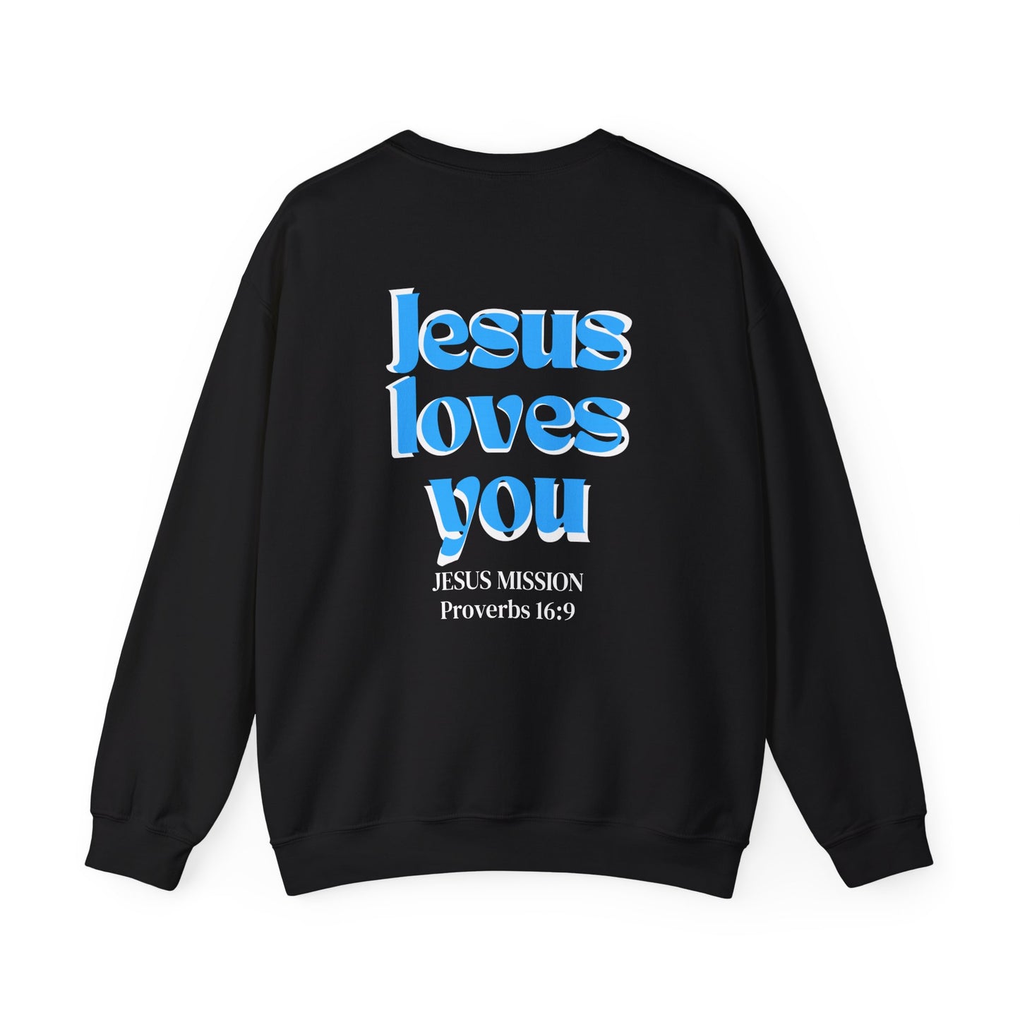 Unisex Heavy Crewneck Sweatshirt- WWG/JesusMission