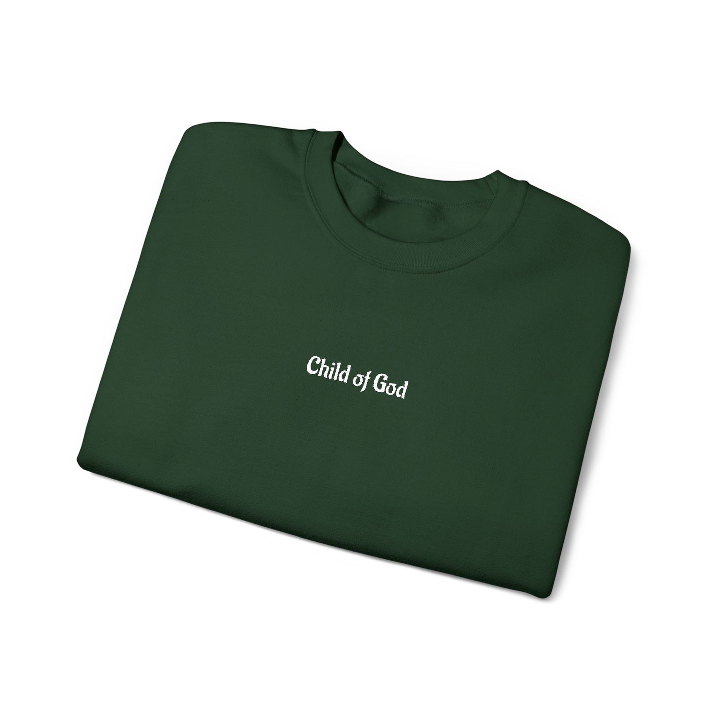 Faith-Inspired Embroidered Unisex Crewneck Sweatshirt- WWG