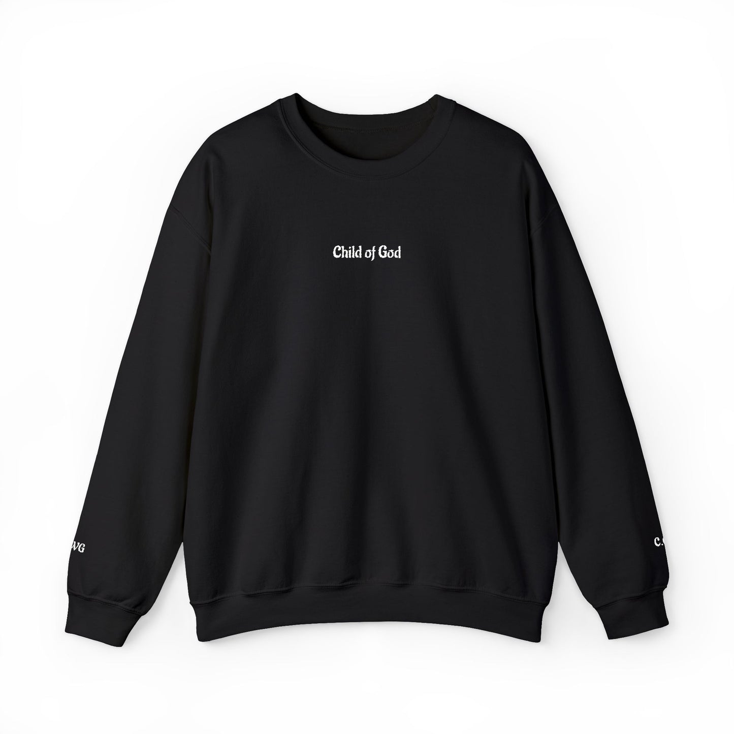 Faith-Inspired Embroidered Unisex Crewneck Sweatshirt- WWG