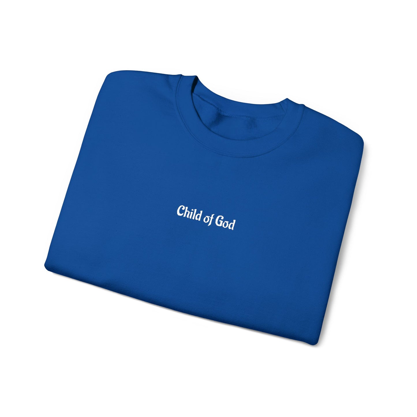 Faith-Inspired Embroidered Unisex Crewneck Sweatshirt- WWG