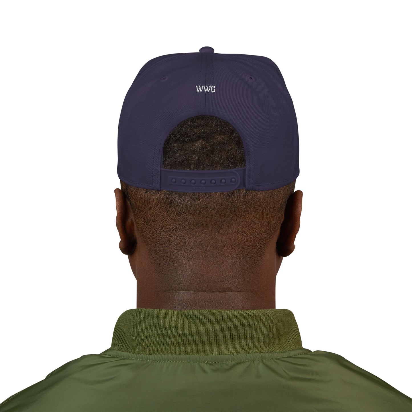 Snapback Flat-Bill Hat-WWG