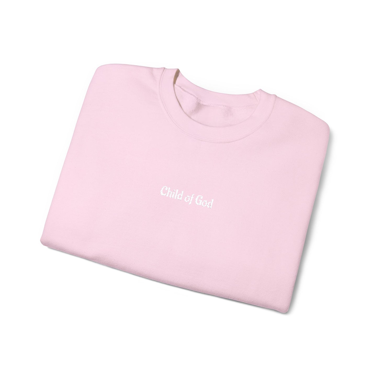 Faith-Inspired Embroidered Unisex Crewneck Sweatshirt- WWG