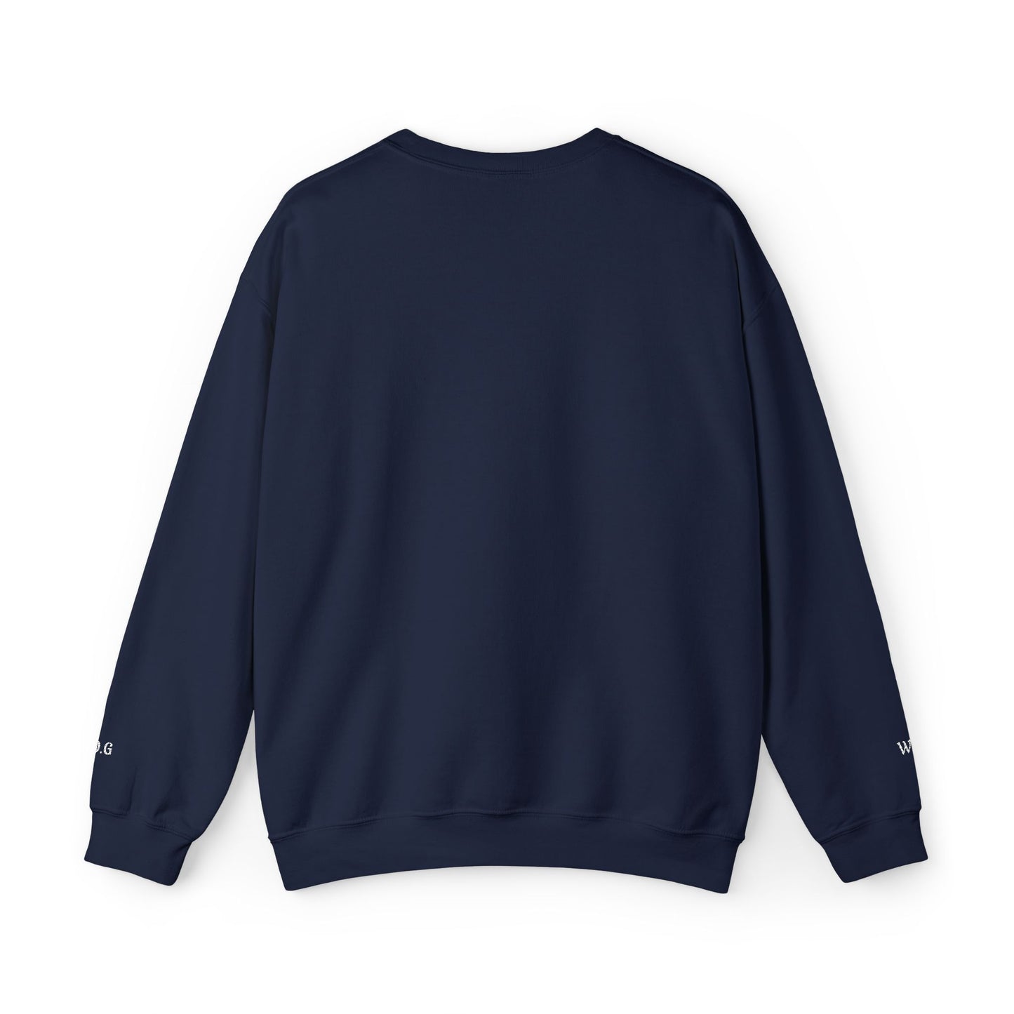 Faith-Inspired Embroidered Unisex Crewneck Sweatshirt- WWG