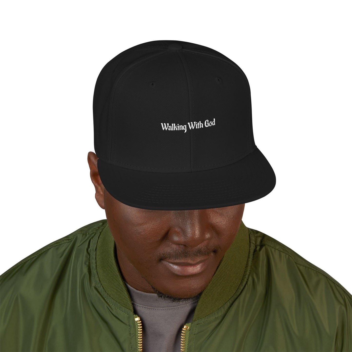 Snapback Flat-Bill Hat-WWG