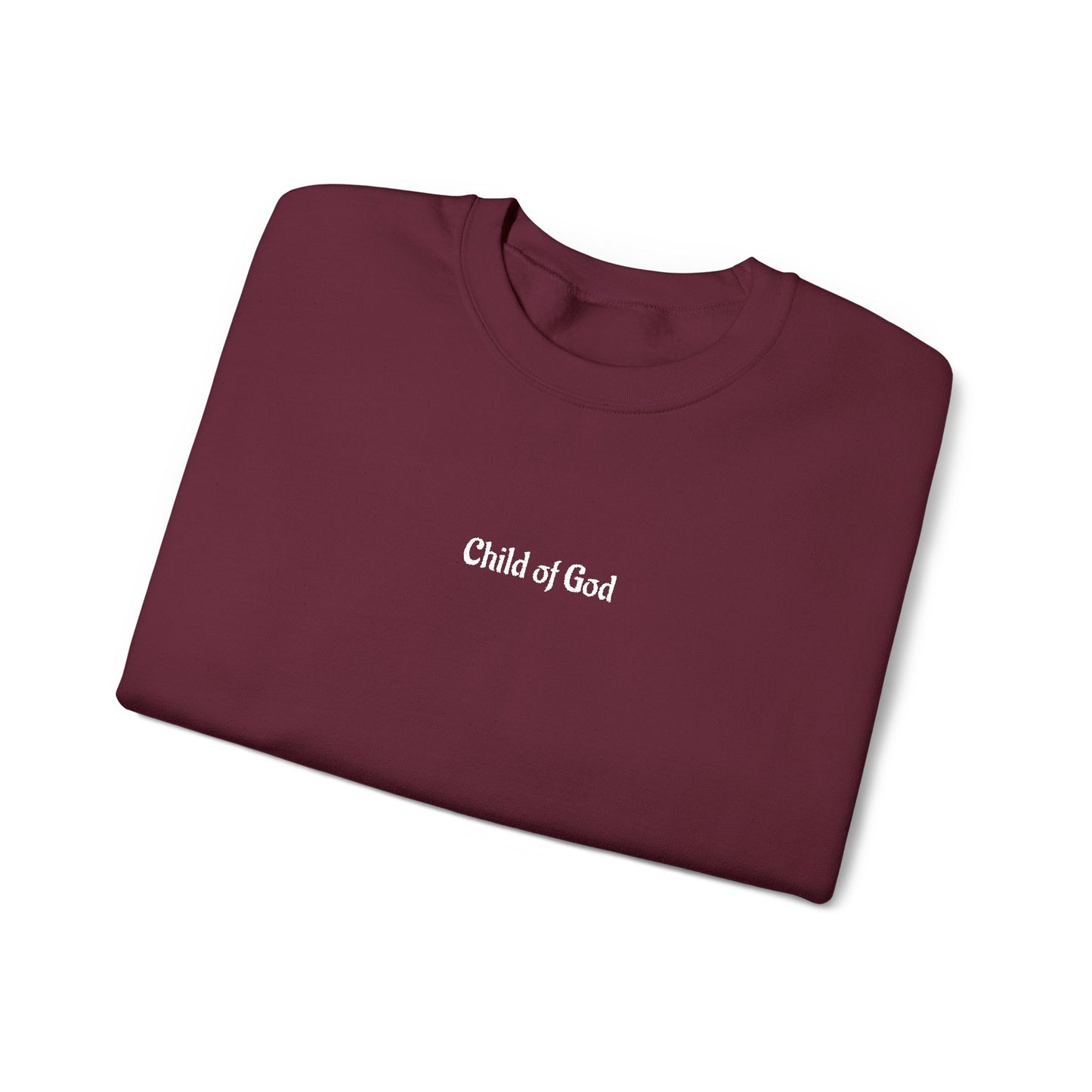 Faith-Inspired Embroidered Unisex Crewneck Sweatshirt- WWG