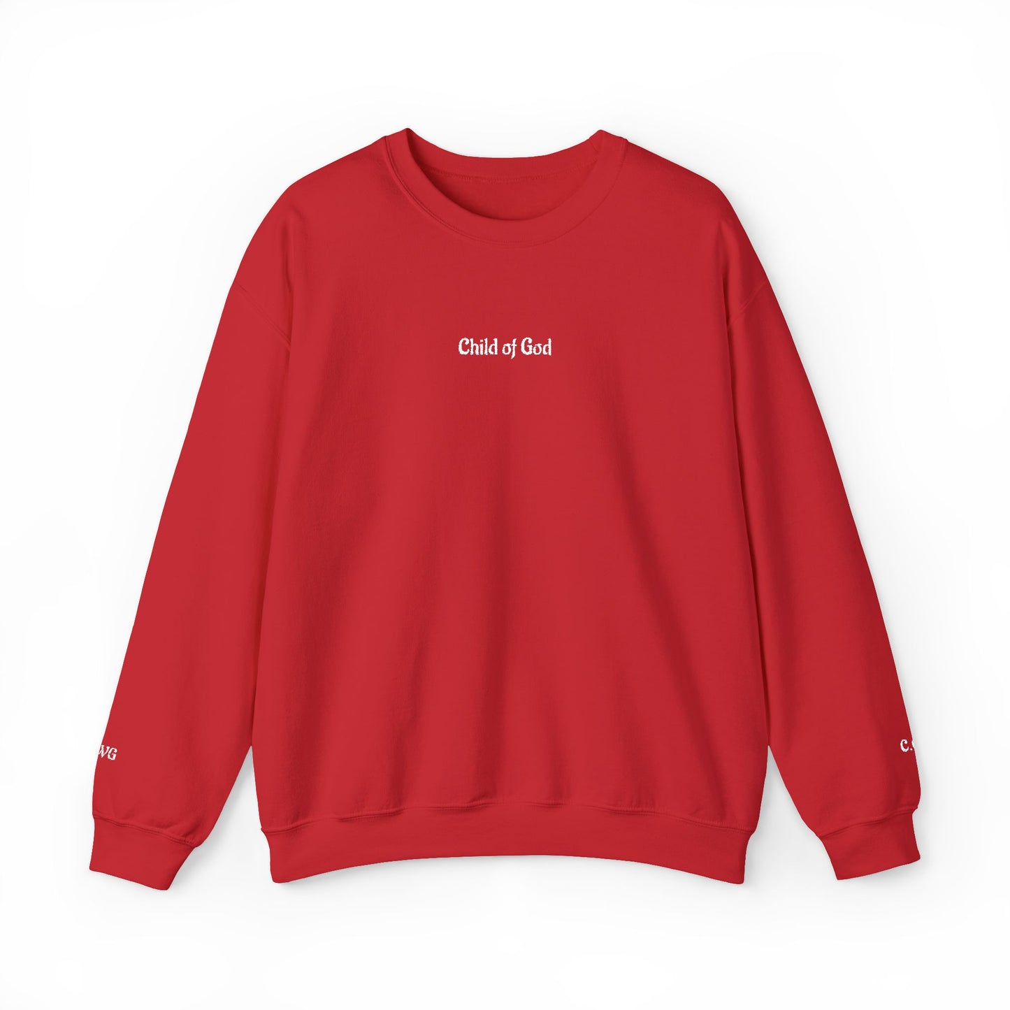 Faith-Inspired Embroidered Unisex Crewneck Sweatshirt- WWG