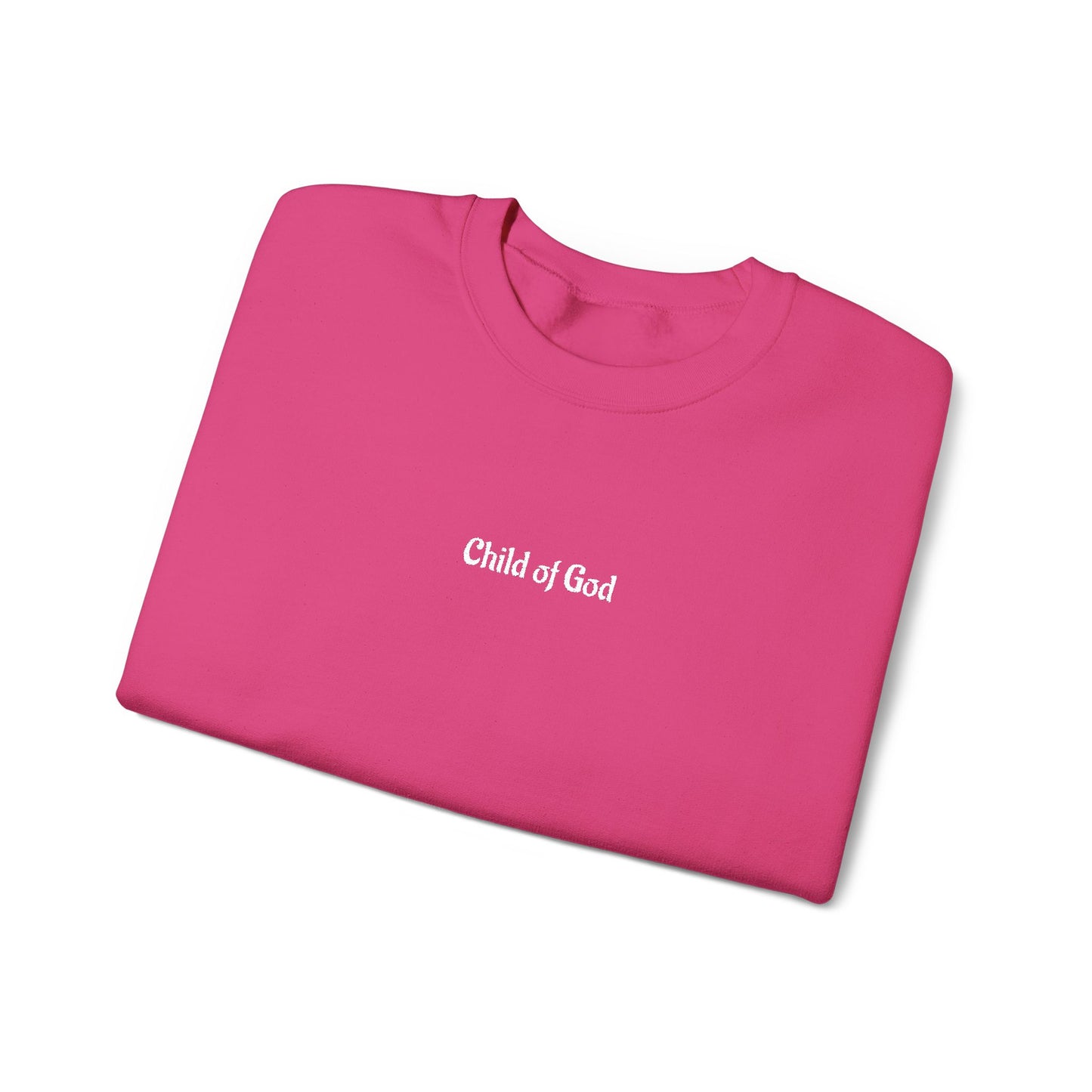 Faith-Inspired Embroidered Unisex Crewneck Sweatshirt- WWG