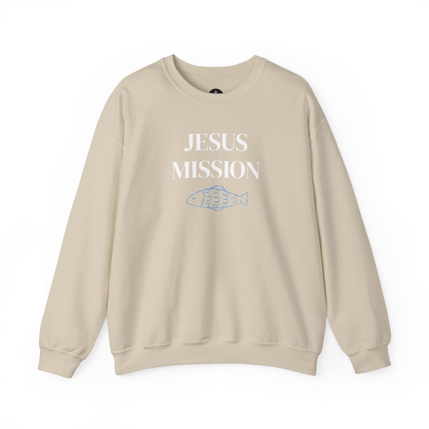 Unisex Heavy Crewneck Sweatshirt- WWG/JesusMission
