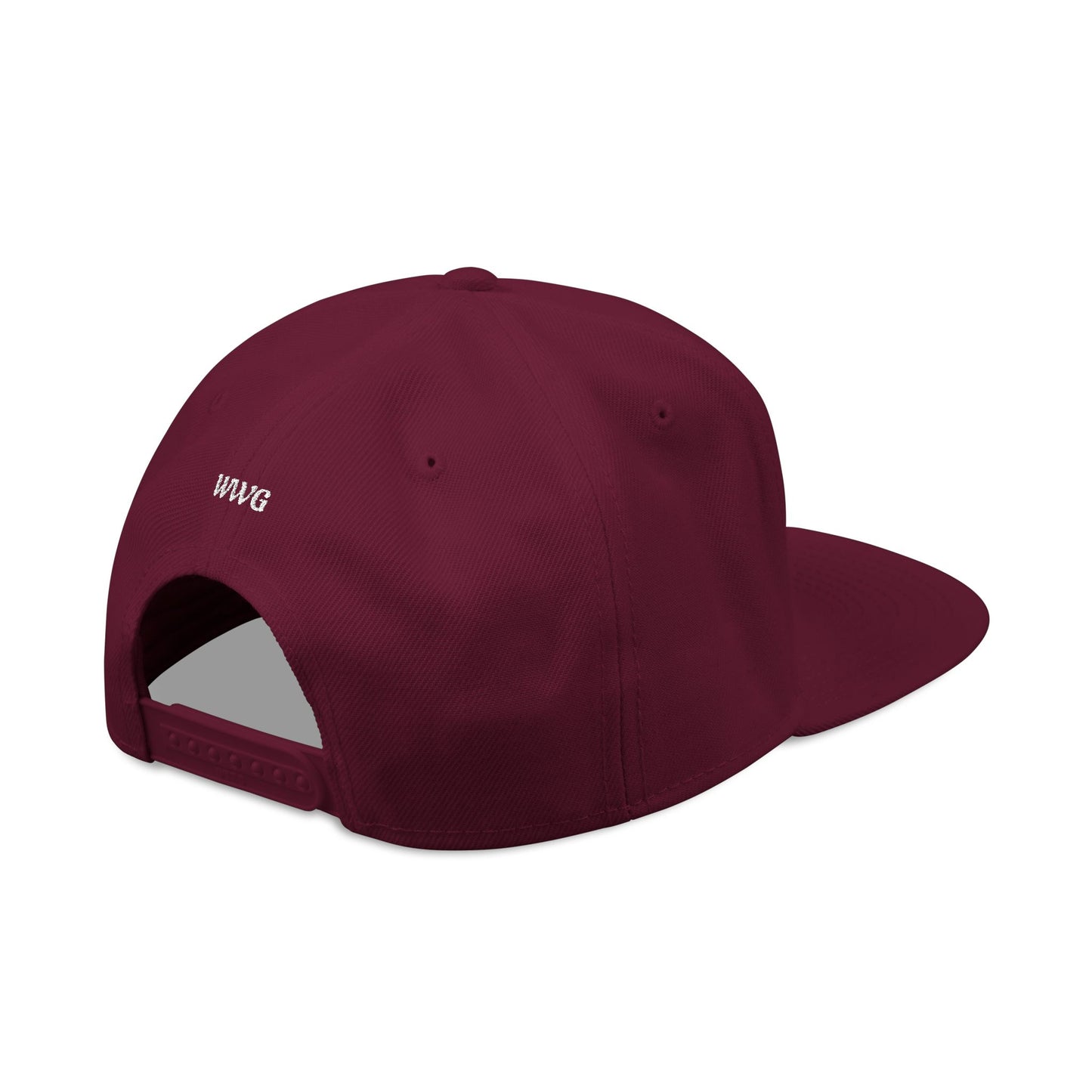 Snapback Flat-Bill Hat-WWG