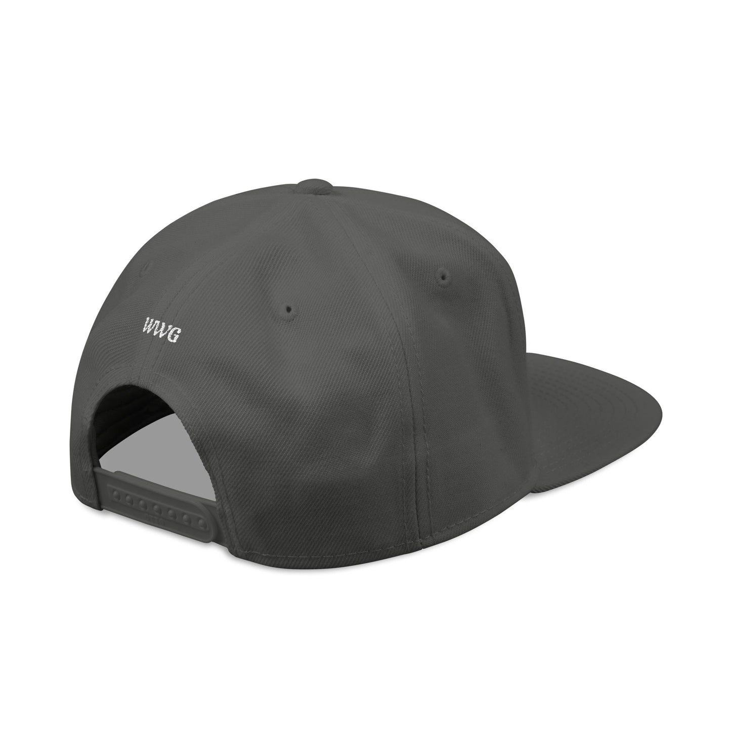 Snapback Flat-Bill Hat-WWG