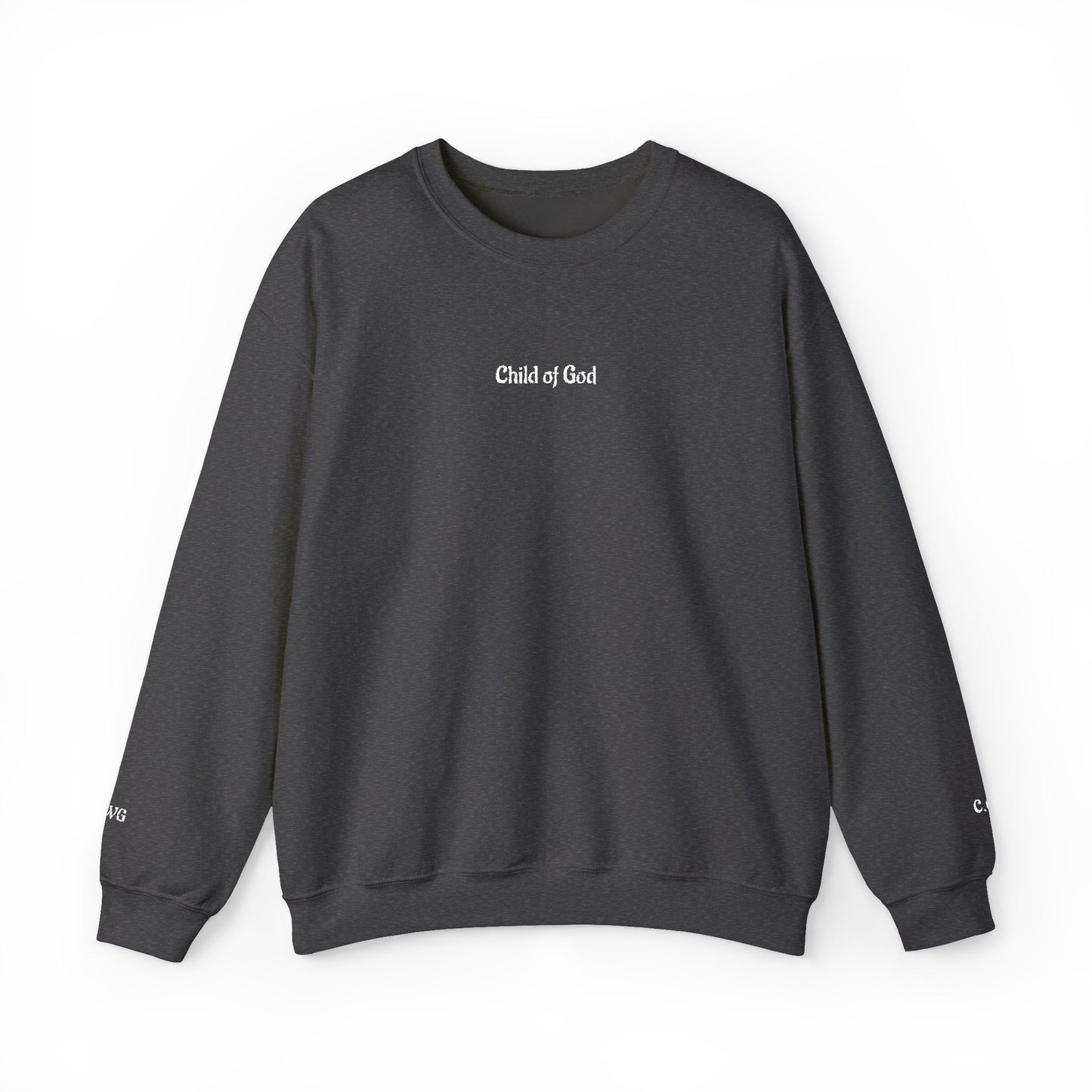Faith-Inspired Embroidered Unisex Crewneck Sweatshirt- WWG