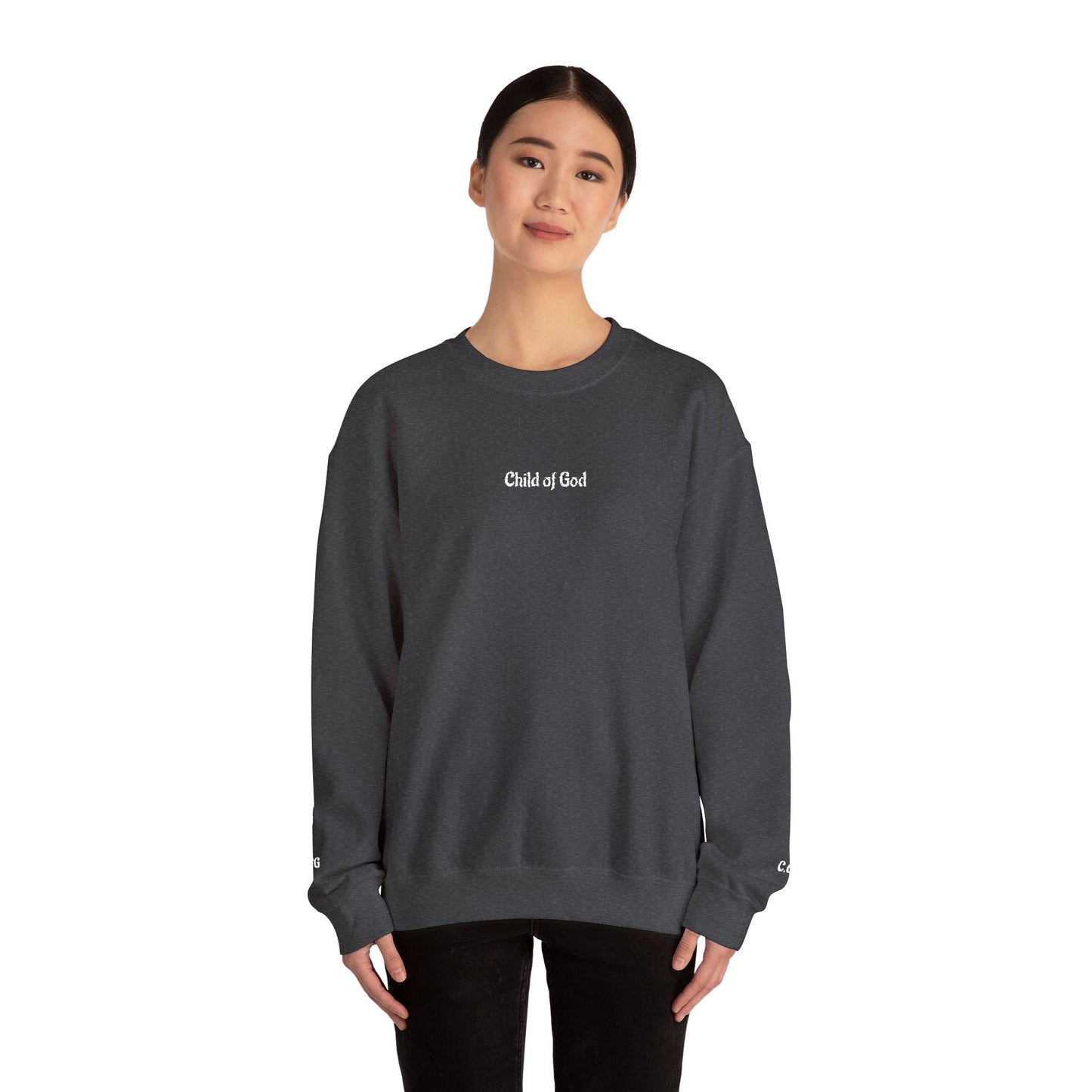 Faith-Inspired Embroidered Unisex Crewneck Sweatshirt- WWG