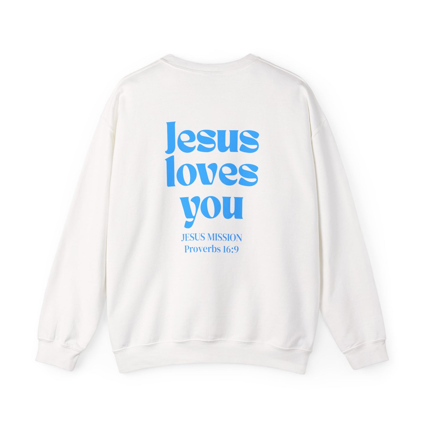 Unisex Heavy Crewneck Sweatshirt- WWG/JesusMission