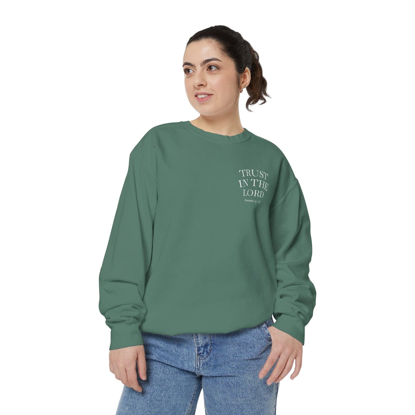 Unisex Garment-Dyed Sweatshirt- WWG