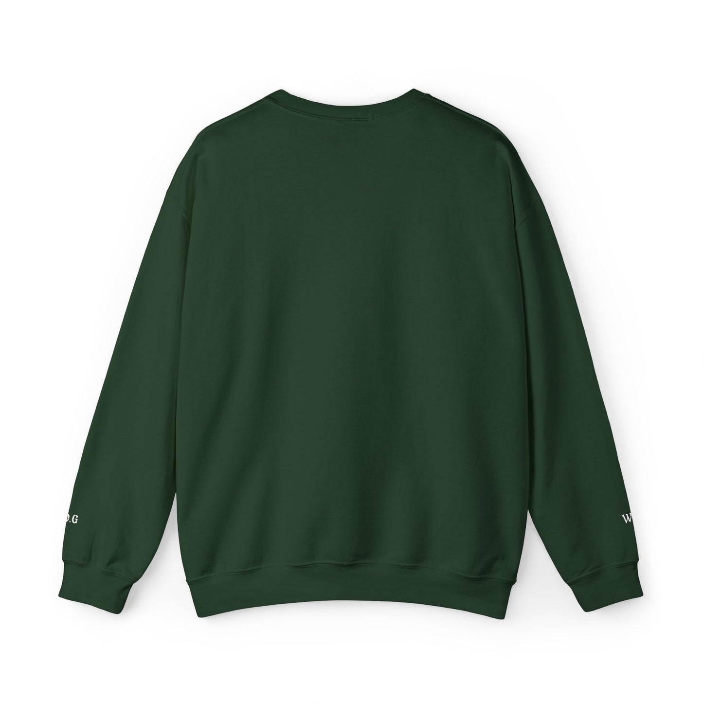 Faith-Inspired Embroidered Unisex Crewneck Sweatshirt- WWG