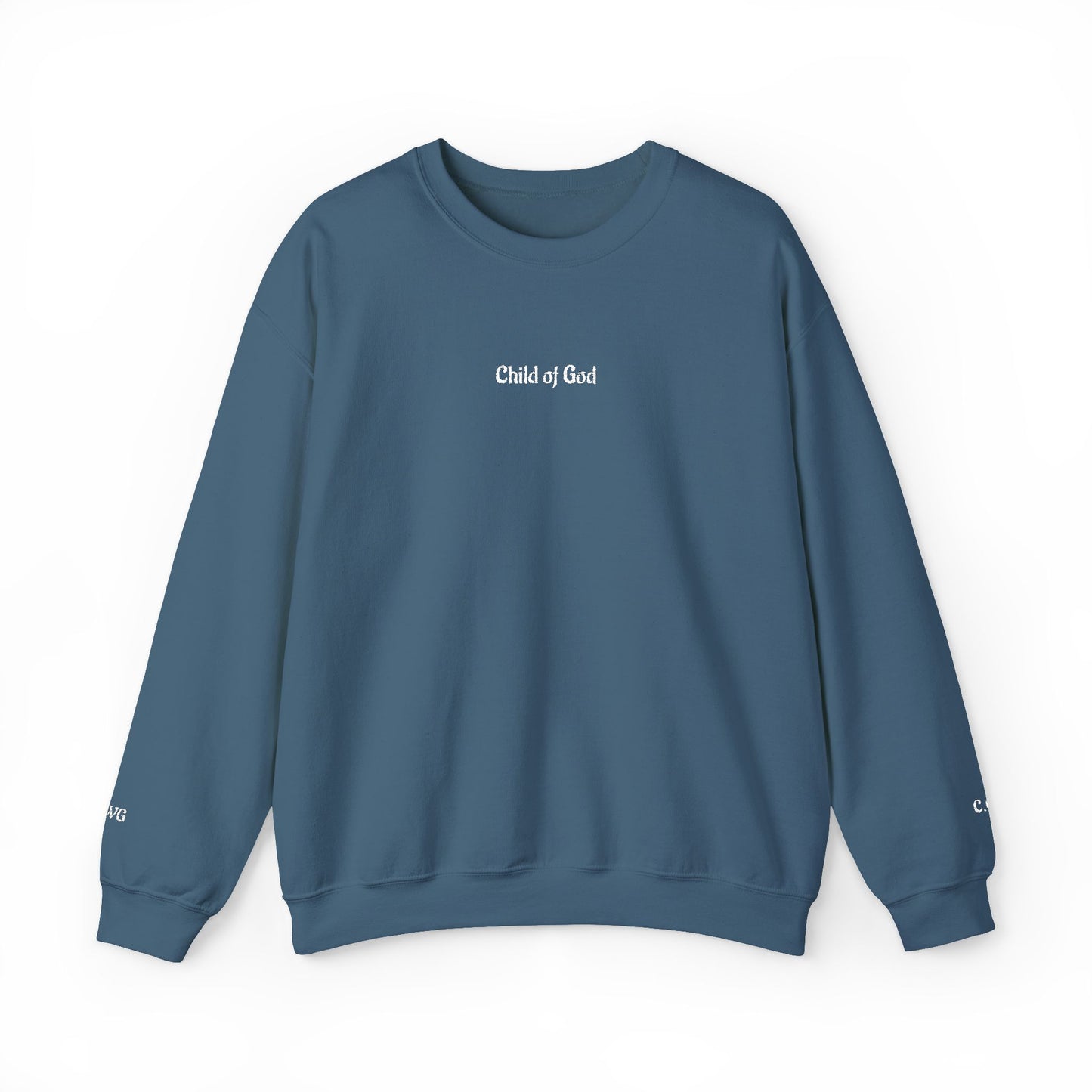 Faith-Inspired Embroidered Unisex Crewneck Sweatshirt- WWG