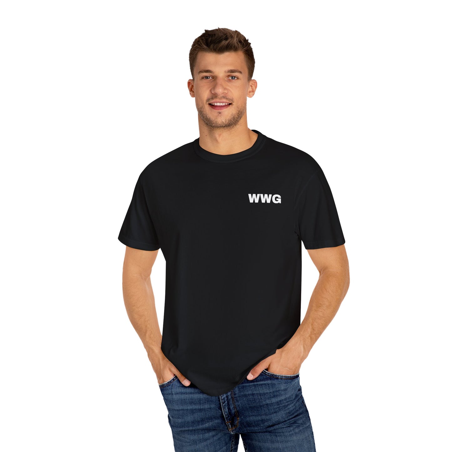 Vintage Logo Unisex Garment-Dyed T-shirt - WWG Apparel