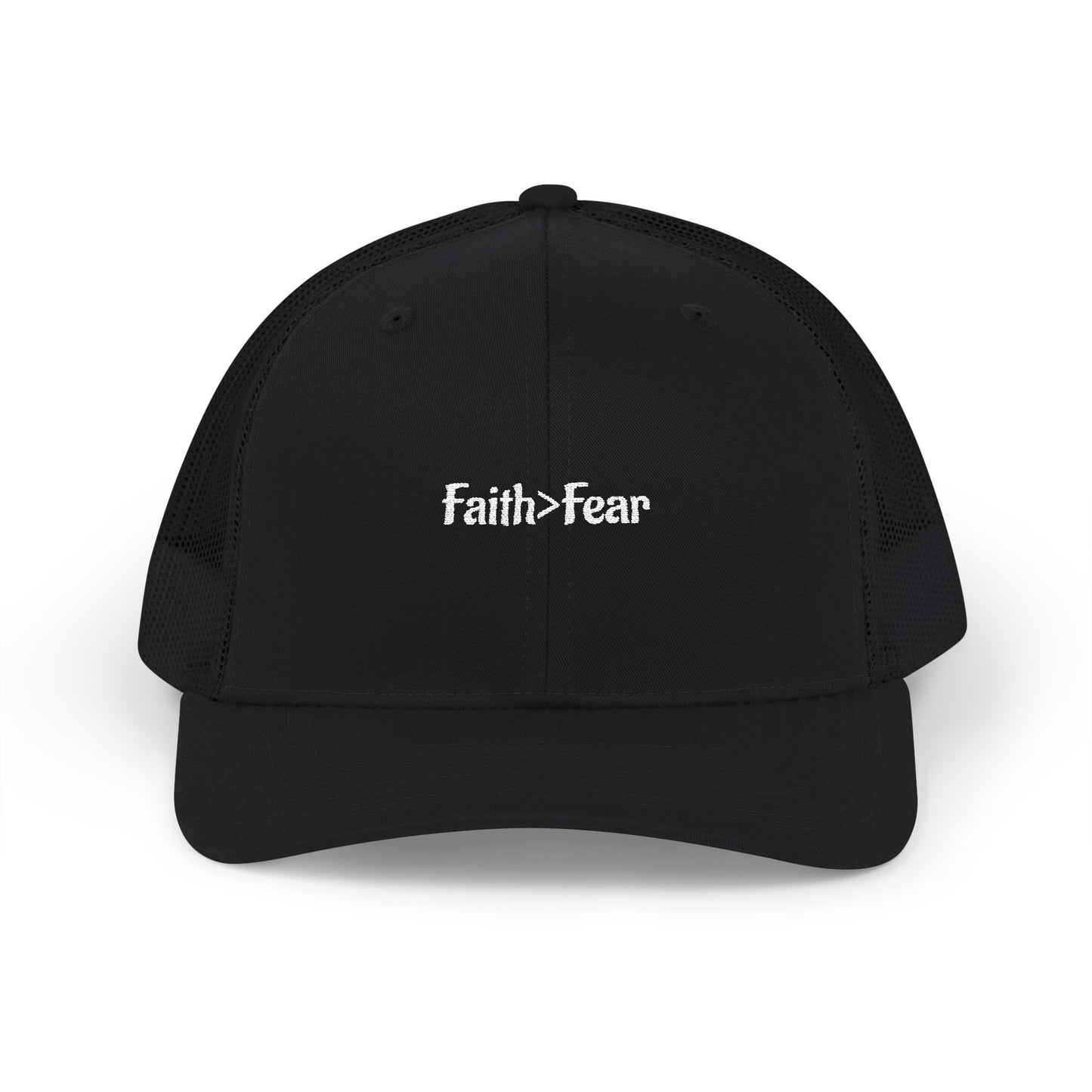 Embroidered Faith Over Fear Snapback Cap-WWG