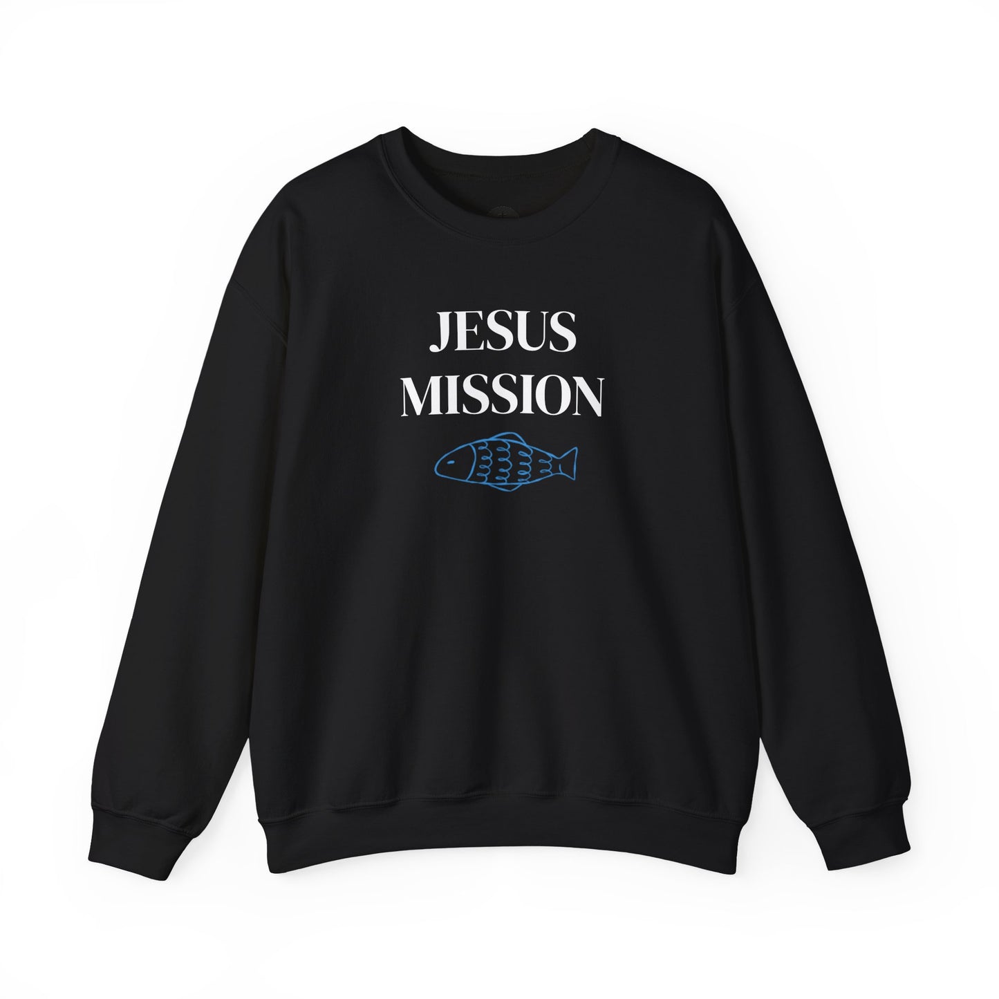 Unisex Heavy Crewneck Sweatshirt- WWG/JesusMission