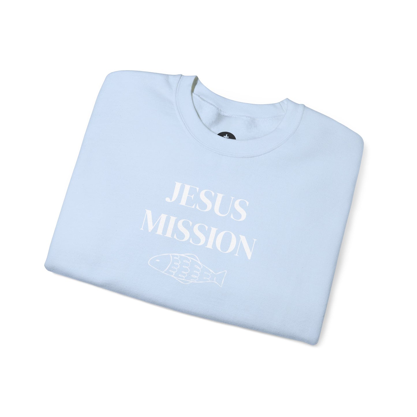 Unisex Heavy Crewneck Sweatshirt- WWG/JesusMission