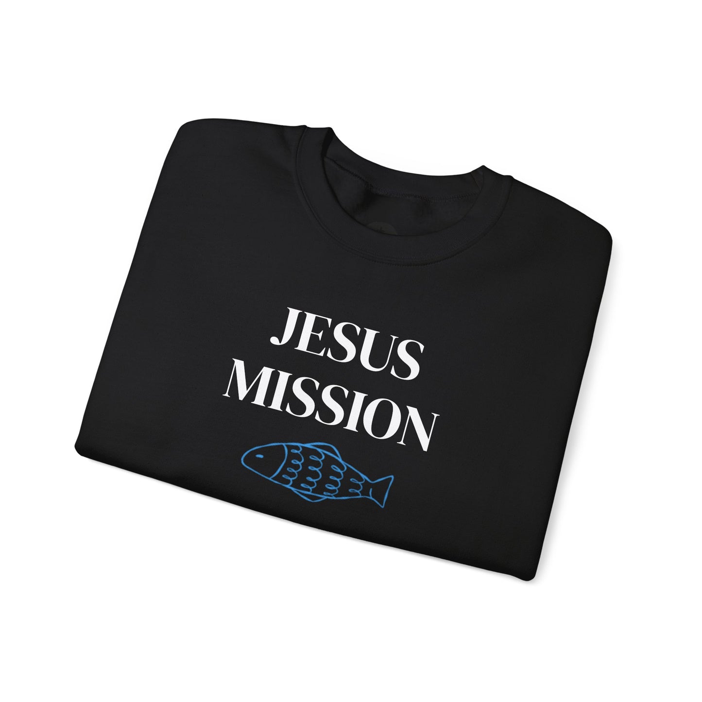 Unisex Heavy Crewneck Sweatshirt- WWG/JesusMission
