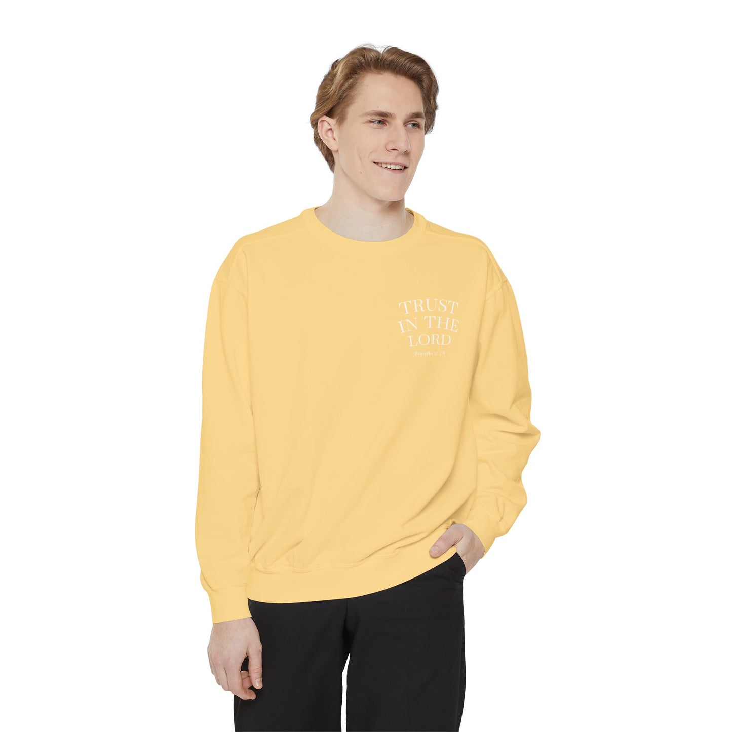Unisex Garment-Dyed Sweatshirt- WWG