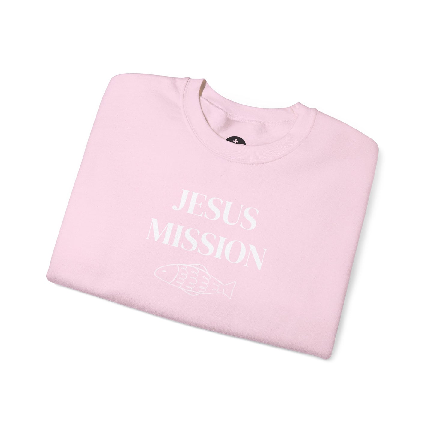 Unisex Heavy Crewneck Sweatshirt- WWG/JesusMission