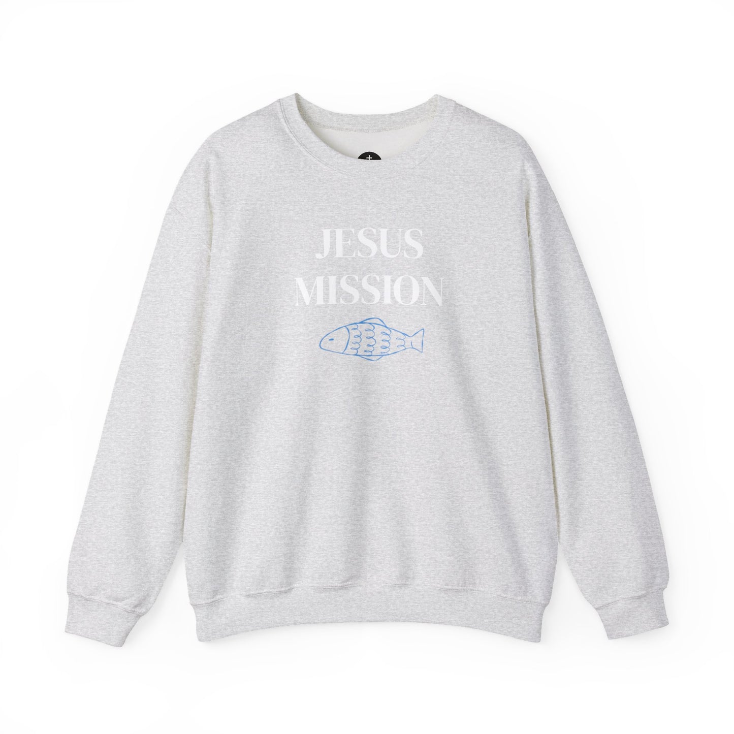 Unisex Heavy Crewneck Sweatshirt- WWG/JesusMission