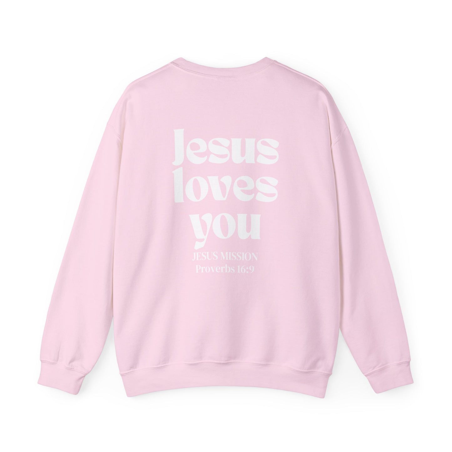 Unisex Heavy Crewneck Sweatshirt- WWG/JesusMission