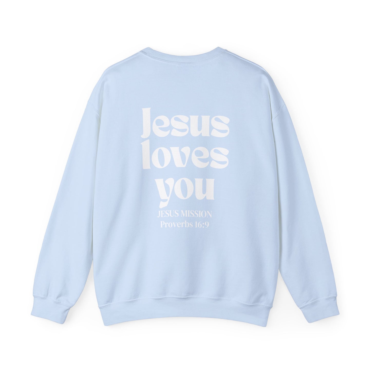 Unisex Heavy Crewneck Sweatshirt- WWG/JesusMission