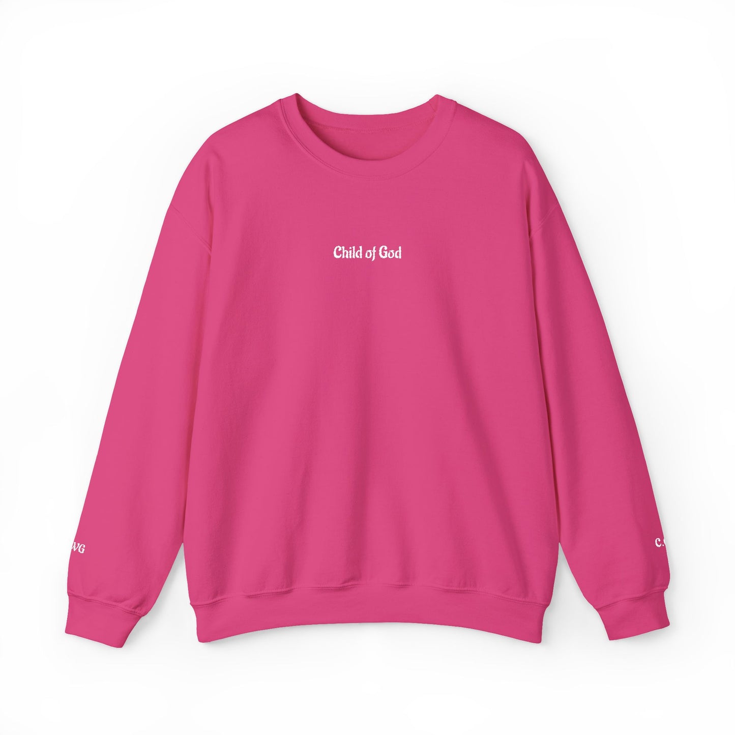 Faith-Inspired Embroidered Unisex Crewneck Sweatshirt- WWG