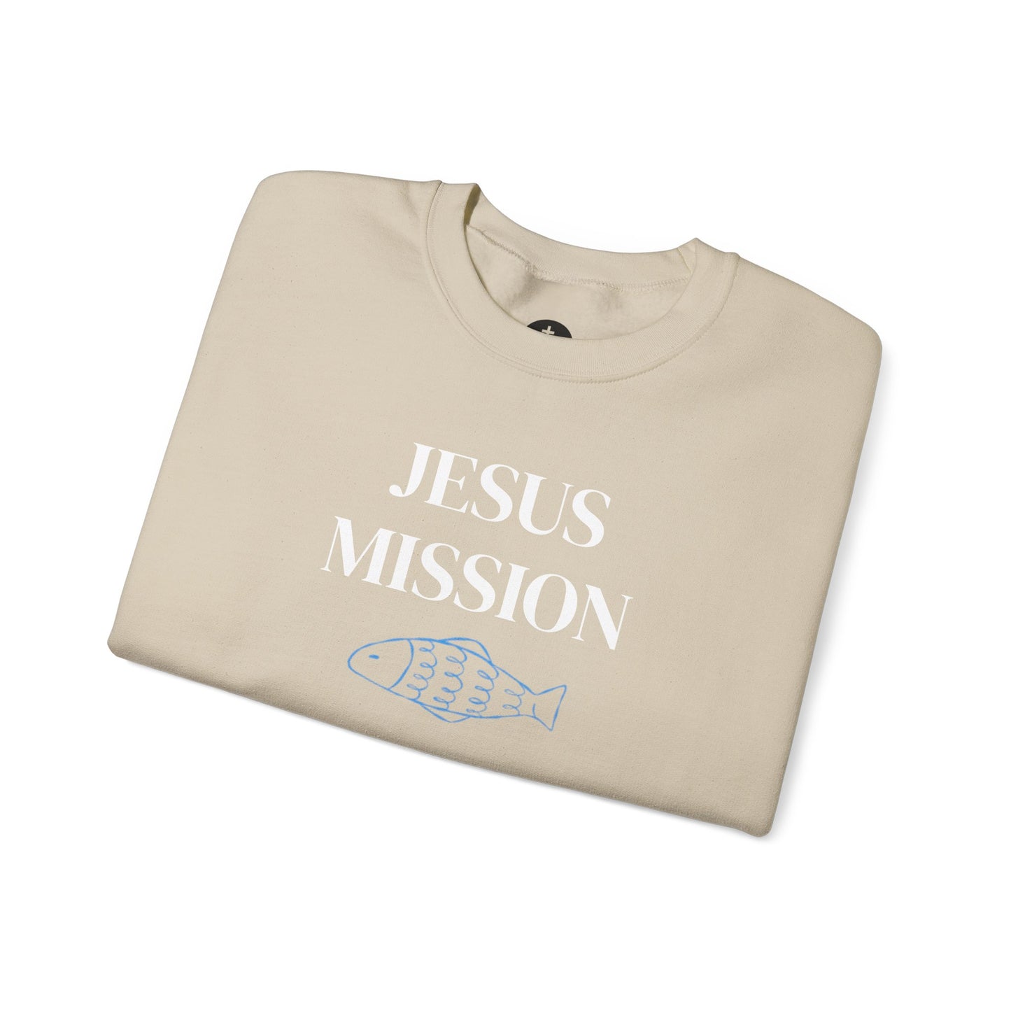 Unisex Heavy Crewneck Sweatshirt- WWG/JesusMission