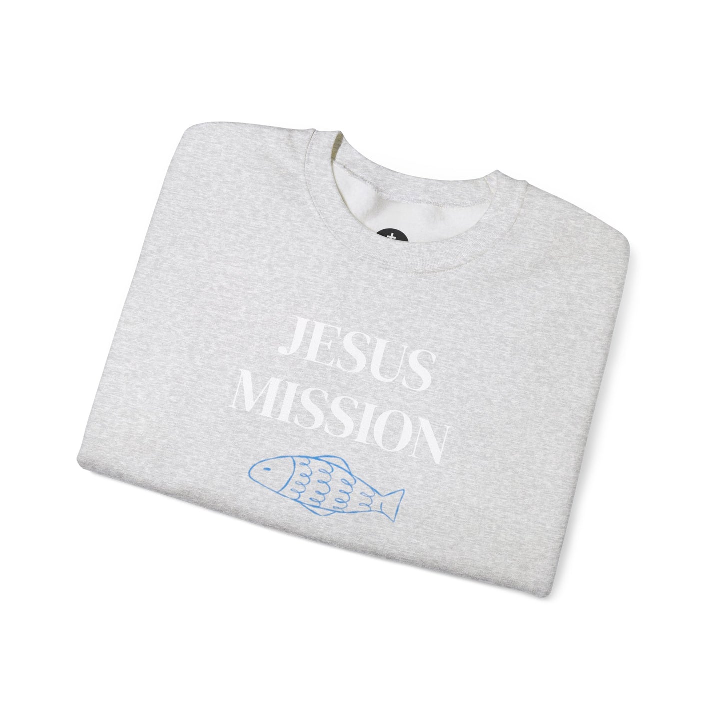 Unisex Heavy Crewneck Sweatshirt- WWG/JesusMission