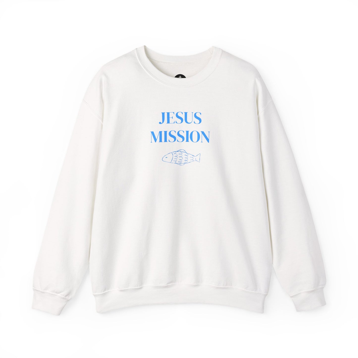 Unisex Heavy Crewneck Sweatshirt- WWG/JesusMission