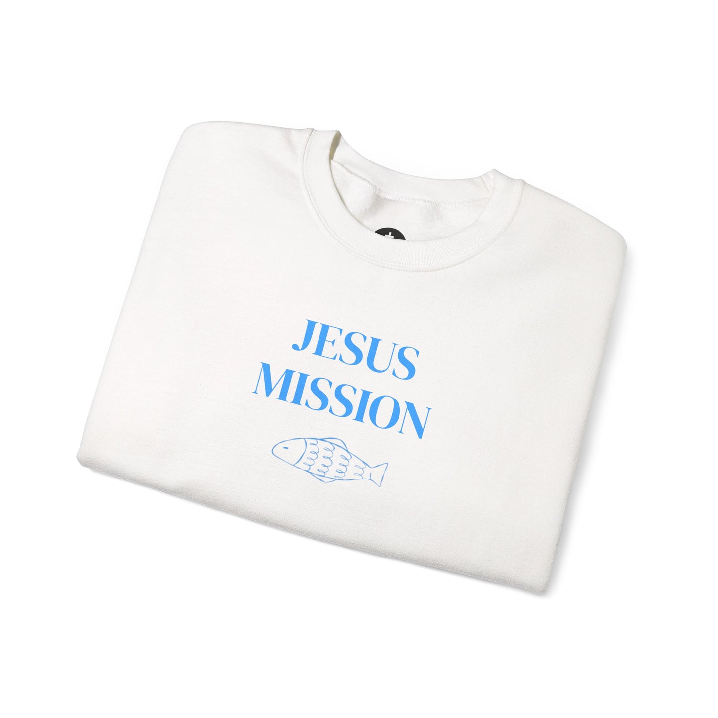 Unisex Heavy Crewneck Sweatshirt- WWG/JesusMission